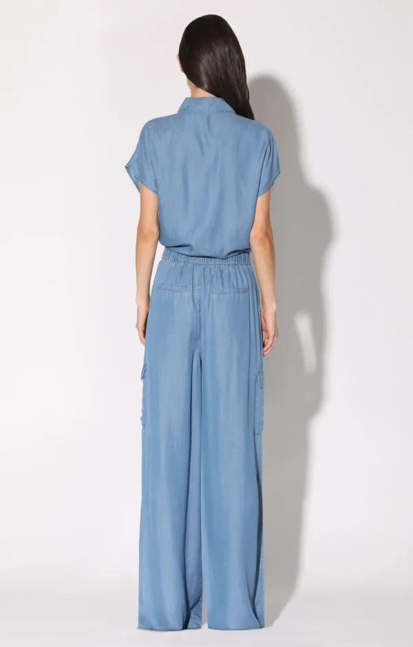 Walter Baker Terry Pant, Medium Wash>Women Bottoms