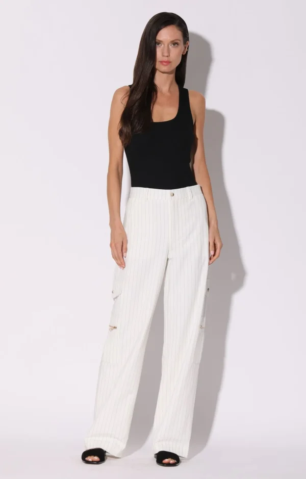 Walter Baker Tommy Pant, Chicago Pin Stripe>Women Bottoms