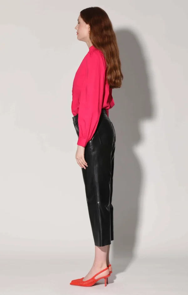 Walter Baker Venice Pant, Black-Leather>Women Leather