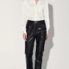 Walter Baker Yvette Pant, Black-Leather>Women Bottoms