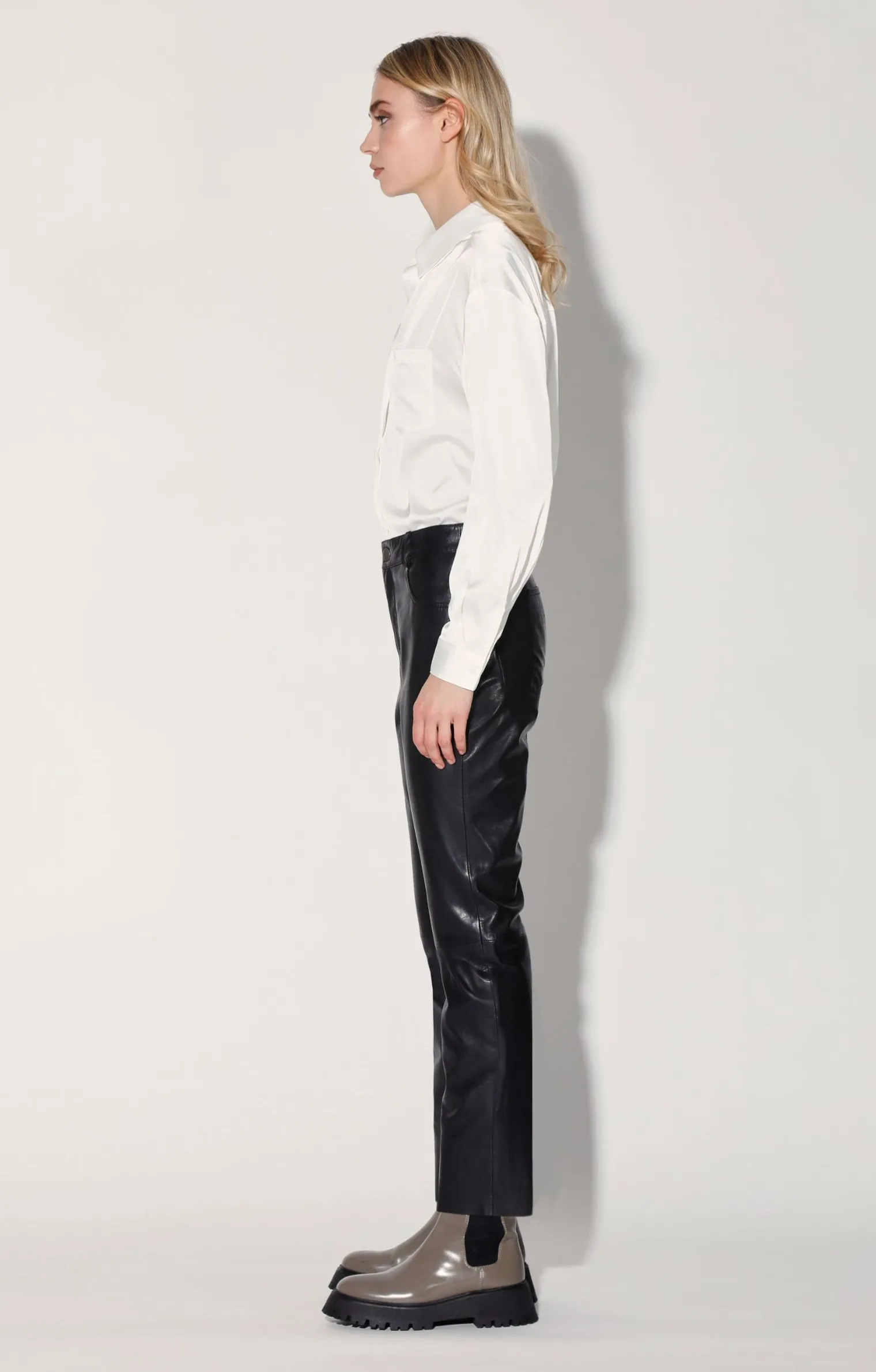 yvette_pant_blackleather_2.webp Walter Baker Yvette Pant, Black-Leather>Women Leather