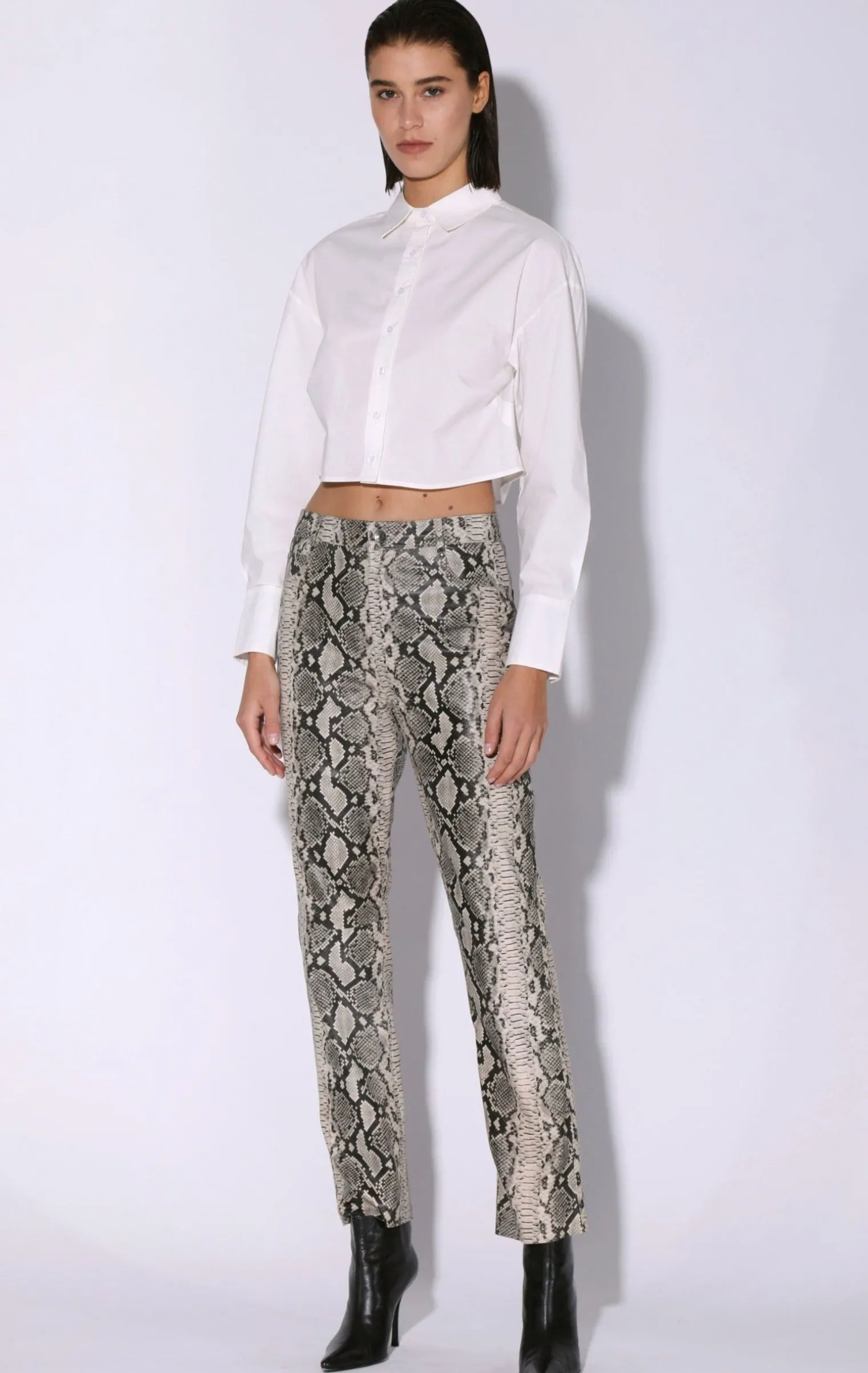 yvette_pant_grey_snakelea_0-1.webp Walter Baker Yvette Pant, Grey Snake-Leather>Women Bottoms