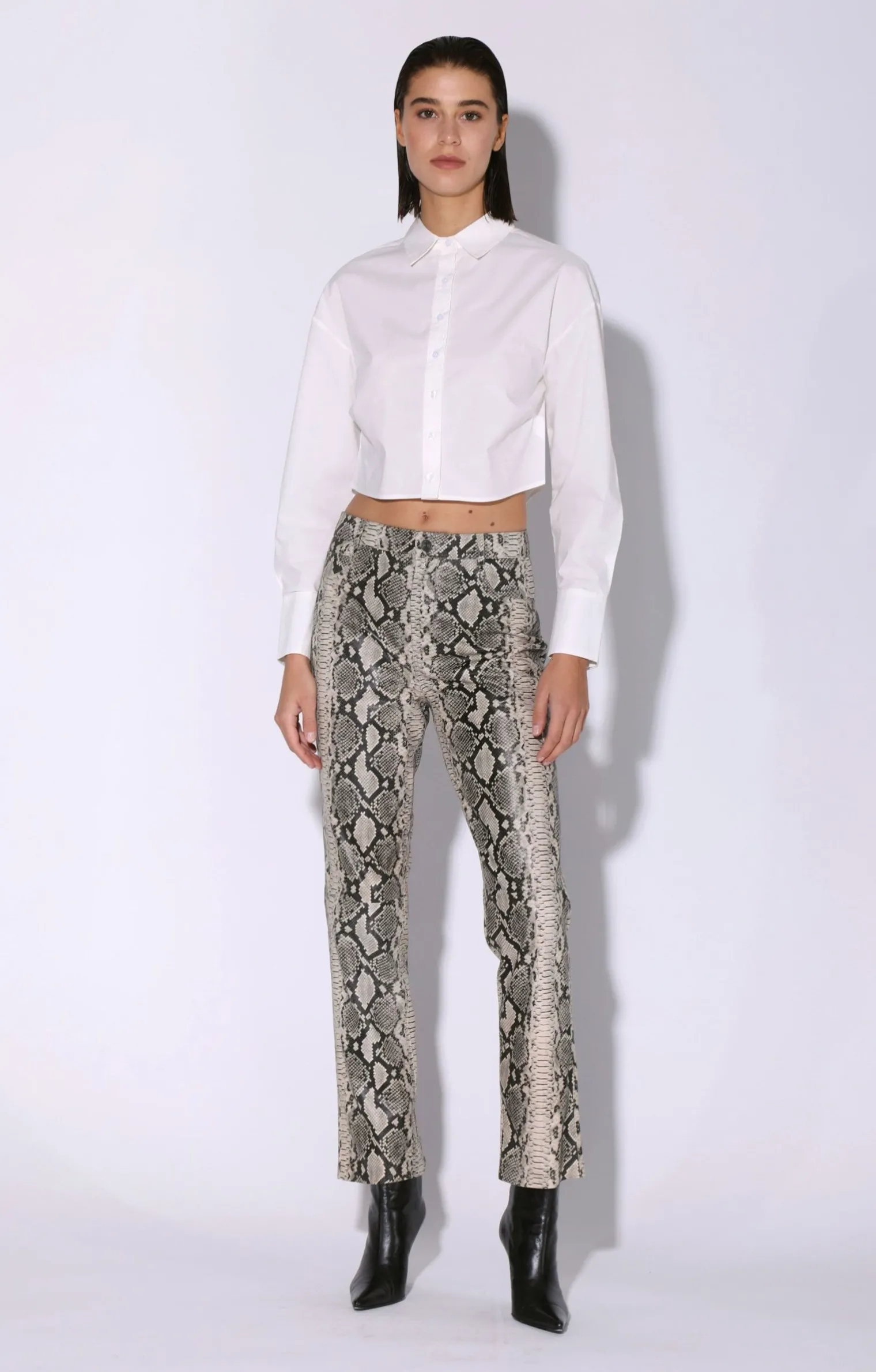 yvette_pant_grey_snakelea_1-1.webp Walter Baker Yvette Pant, Grey Snake-Leather>Women Bottoms